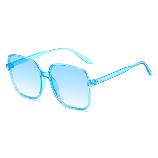 My Store blue oversized square sunglasses with gradient lenses summer breeze sunglasses deal lightweight UV protection