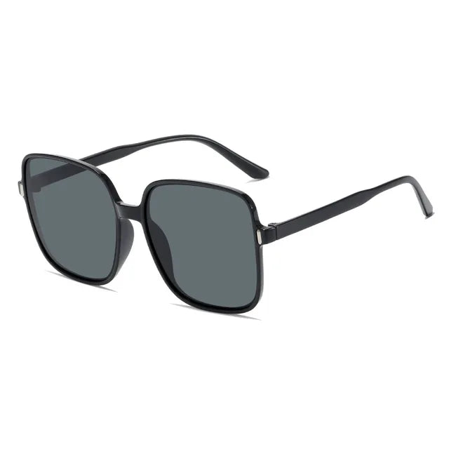 My Store black oversized square sunglasses with dark polarized lenses summer breeze sunglasses deal for stylish sun protection